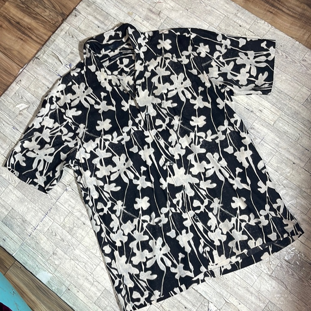 Nautica lightweight 100% silk dress shirt